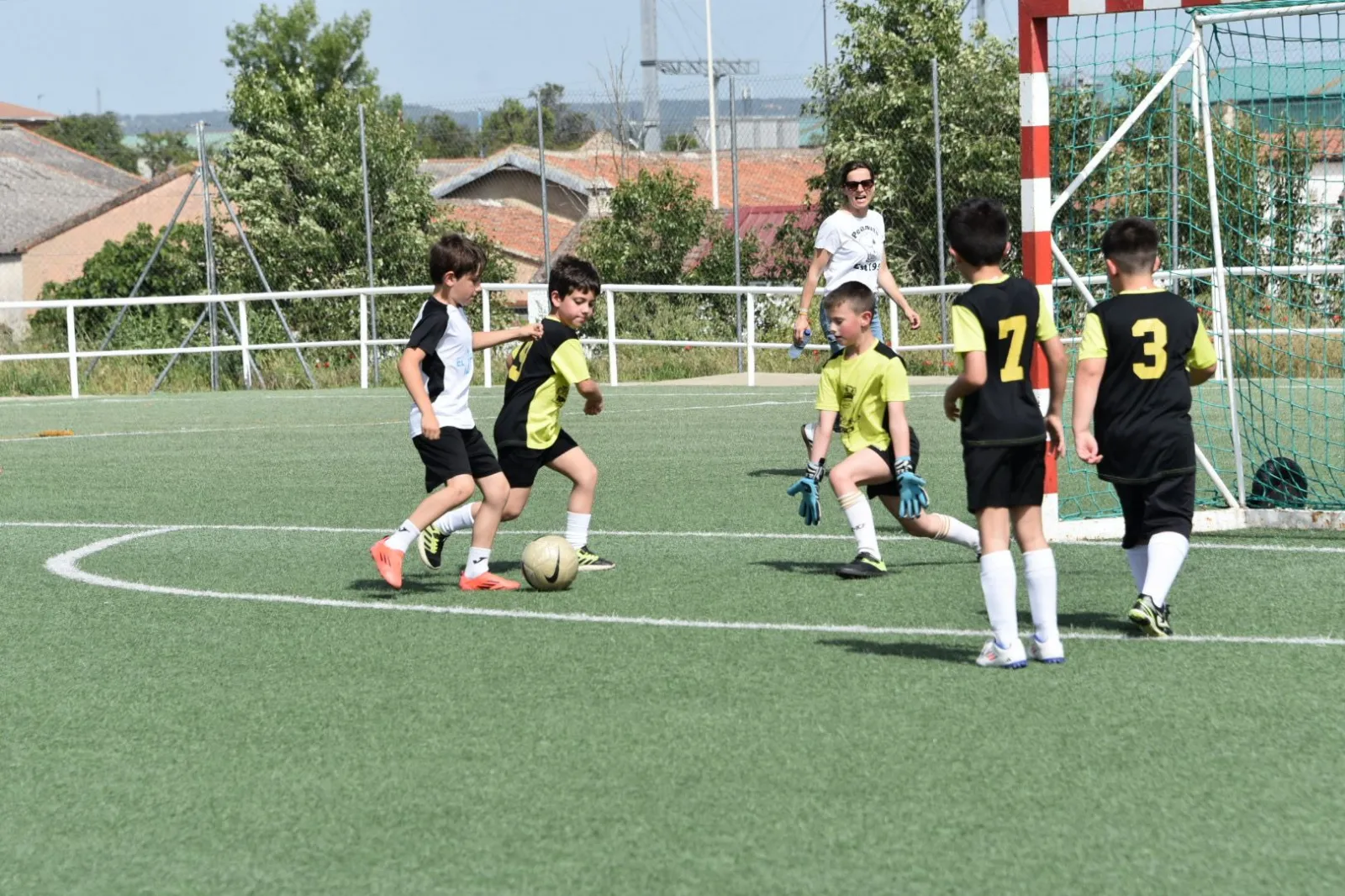 Los pequeños de la cantera el Ciudad Rodrigo Club de Fútbol