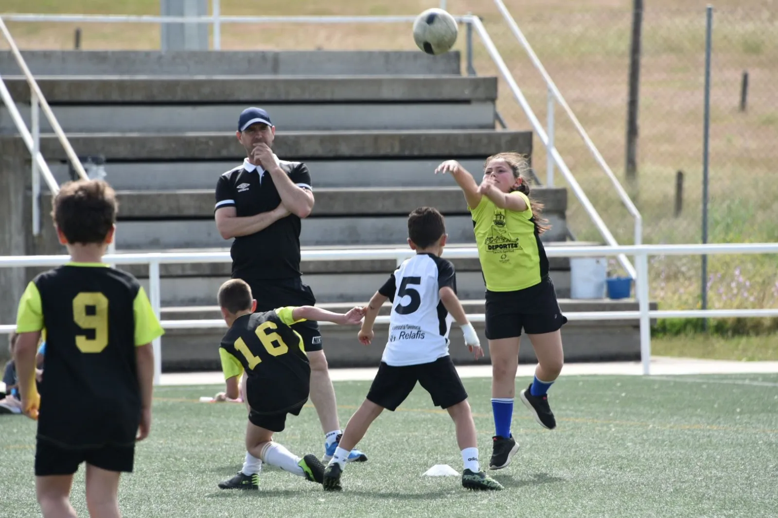 Los pequeños de la cantera el Ciudad Rodrigo Club de Fútbol
