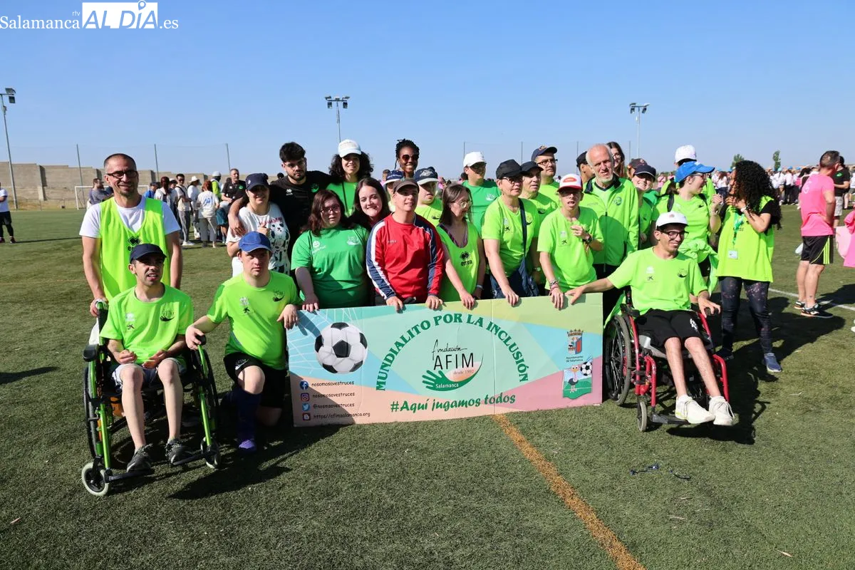 XI Mundialito por la Inclusión de la Fundación AFIM en los campos Ángel Pérez Huerta. Foto de David Sañudo