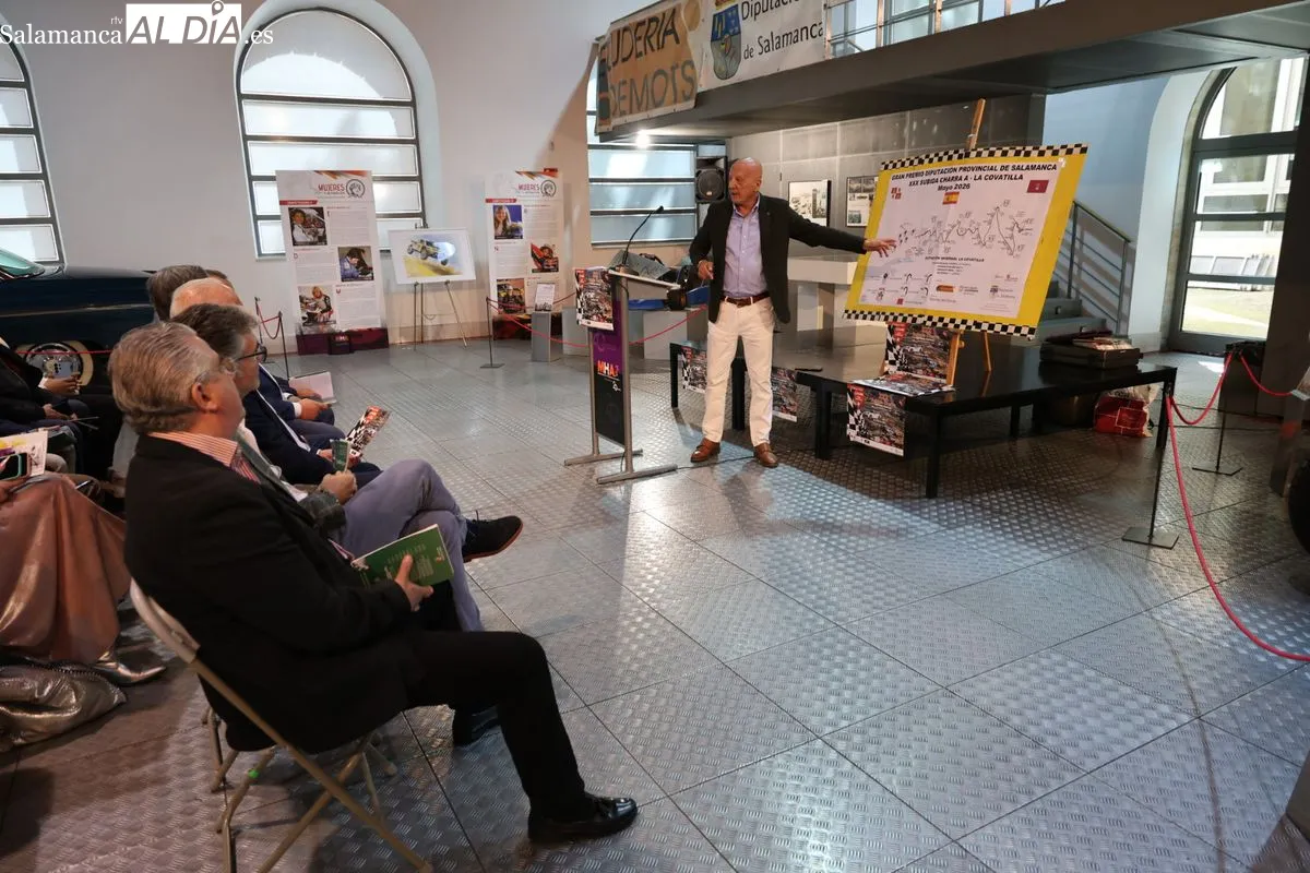 Presentación de la XXX Subida Charra en el Museo de Automoción de Salamanca. Foto de David Sañudo