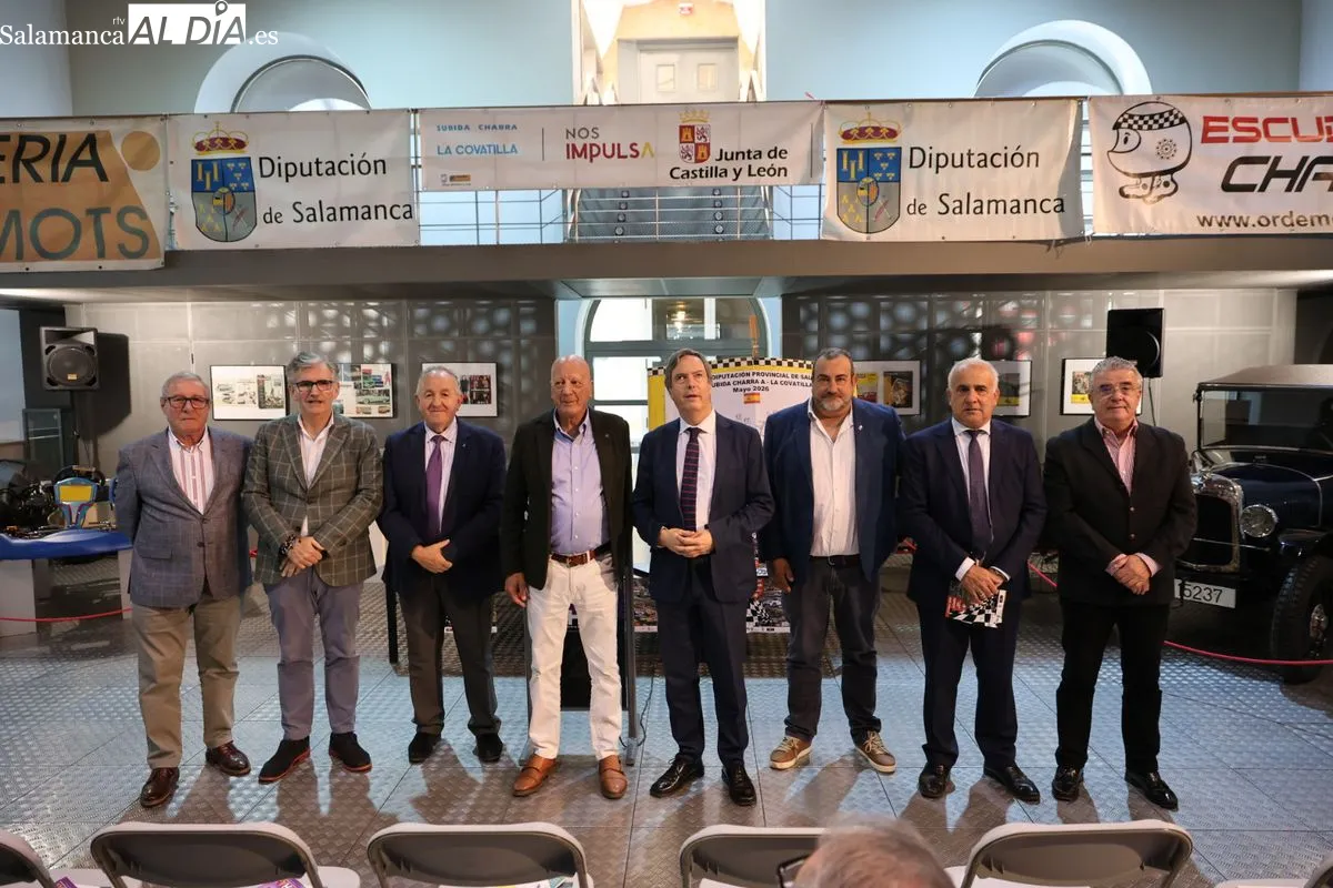 Presentación de la XXX Subida Charra en el Museo de Automoción de Salamanca. Foto de David Sañudo
