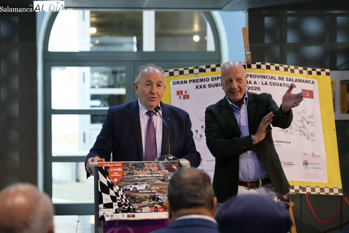 Presentación de la XXX Subida Charra en el Museo de Automoción de Salamanca. Foto de David Sañudo