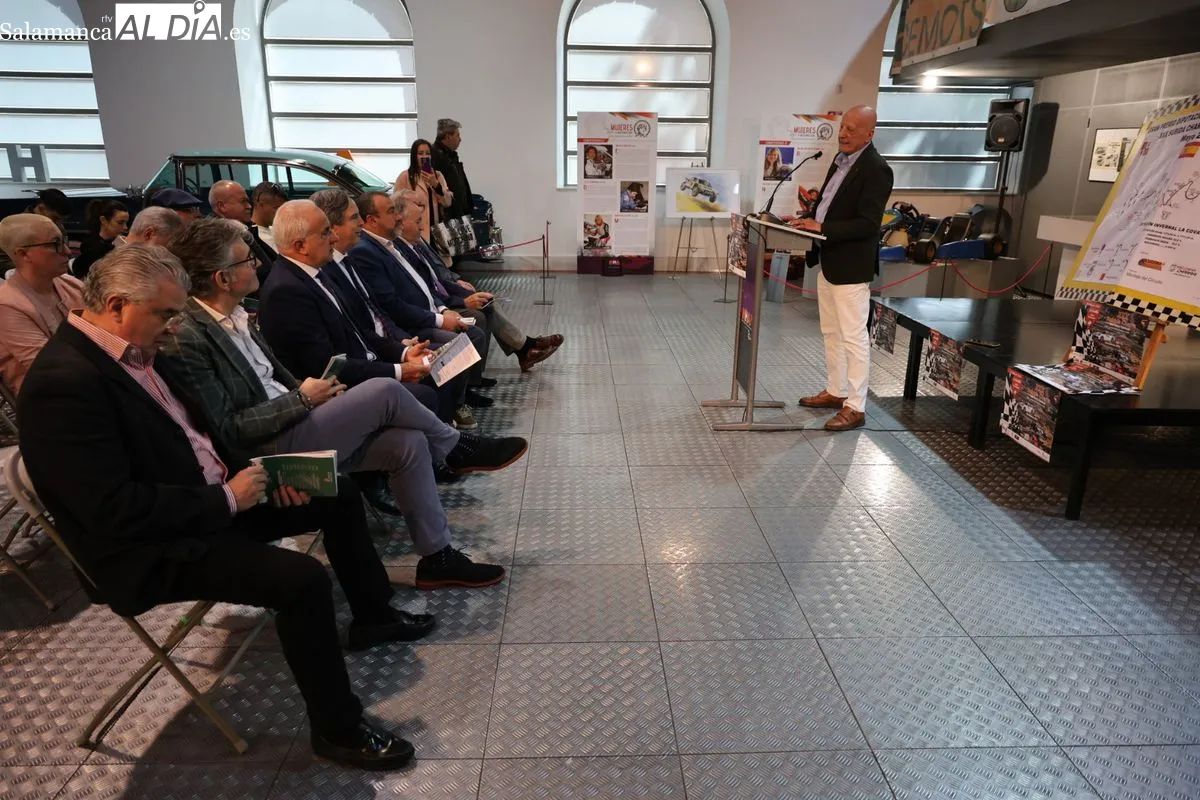 Presentación de la XXX Subida Charra en el Museo de Automoción de Salamanca. Foto de David Sañudo