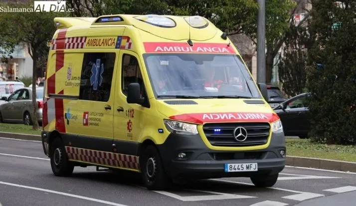 Dos heridos en un accidente de tres coches en Salamanca