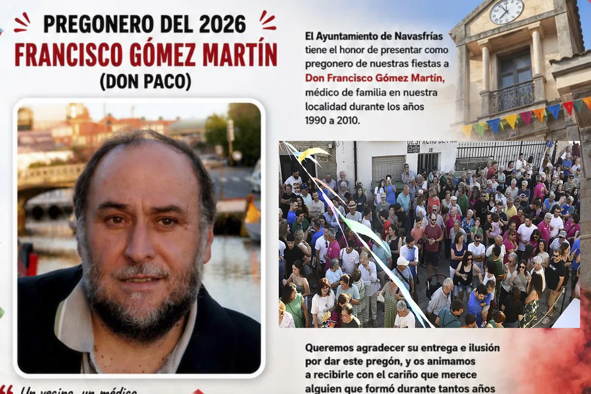 Francisco Gómez pregonero de las fiestas de Navasfrías