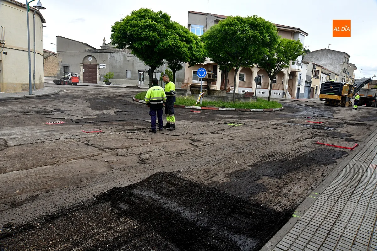 asfaltado calles barrio de San Cristóbal