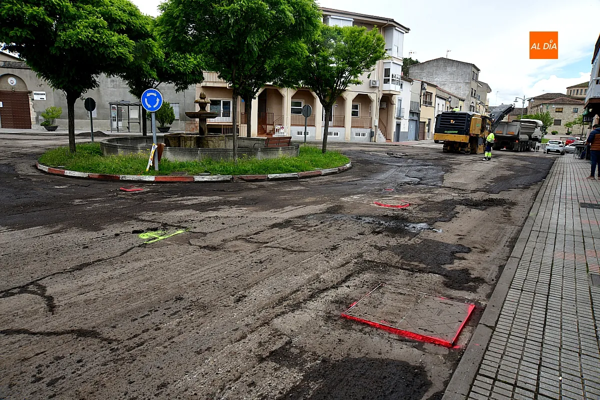 asfaltado calles barrio de San Cristóbal