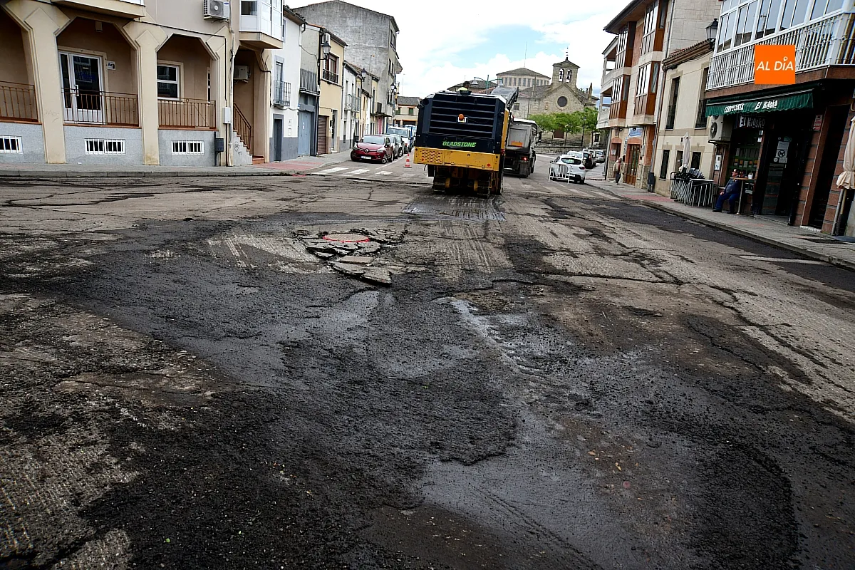 asfaltado calles barrio de San Cristóbal