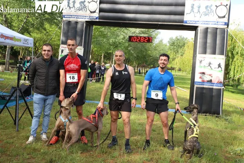Foto 2 - Josema Gal&aacute;n y Alicia Ramos ganan el canicross de Alba de Tormes