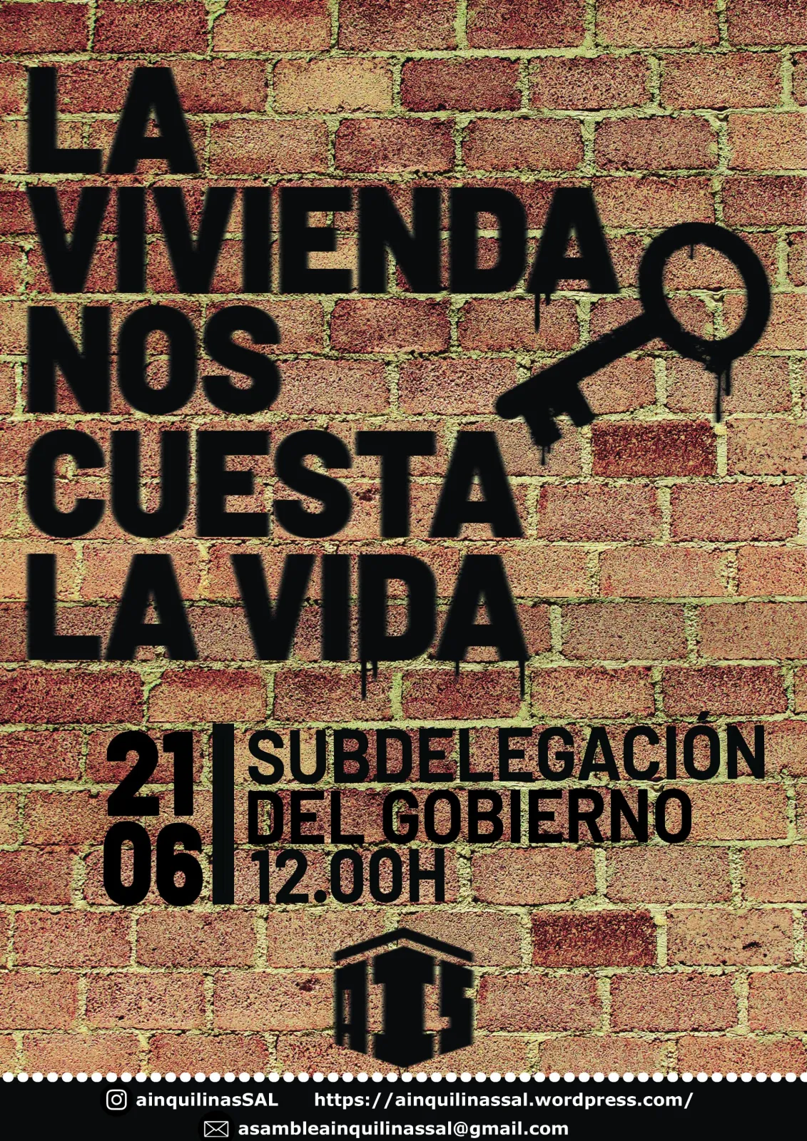 Foto 2 - Protesta por la vivienda en Salamanca el 21 de junio