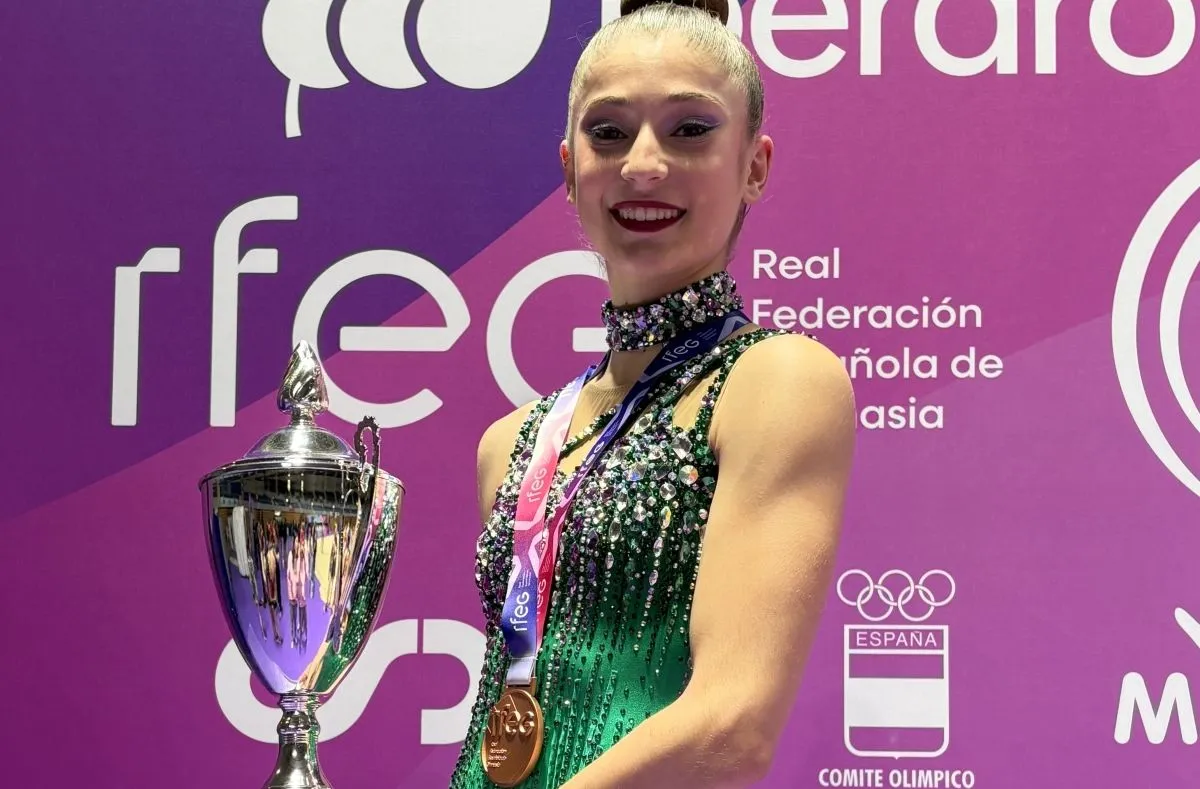 Celia Morena logra el bronce en la Copa de la Reina de gimnasia rítmica