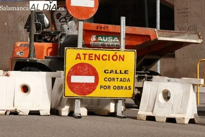 Cortes de tráfico en 15 calles de Salamanca este lunes