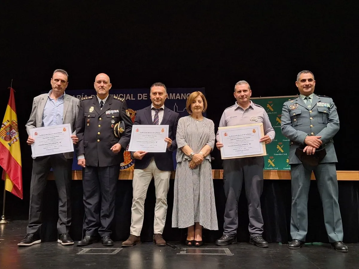 Salamanca celebra el Día de la Seguridad Privada con la entrega de 20 menciones honoríficas