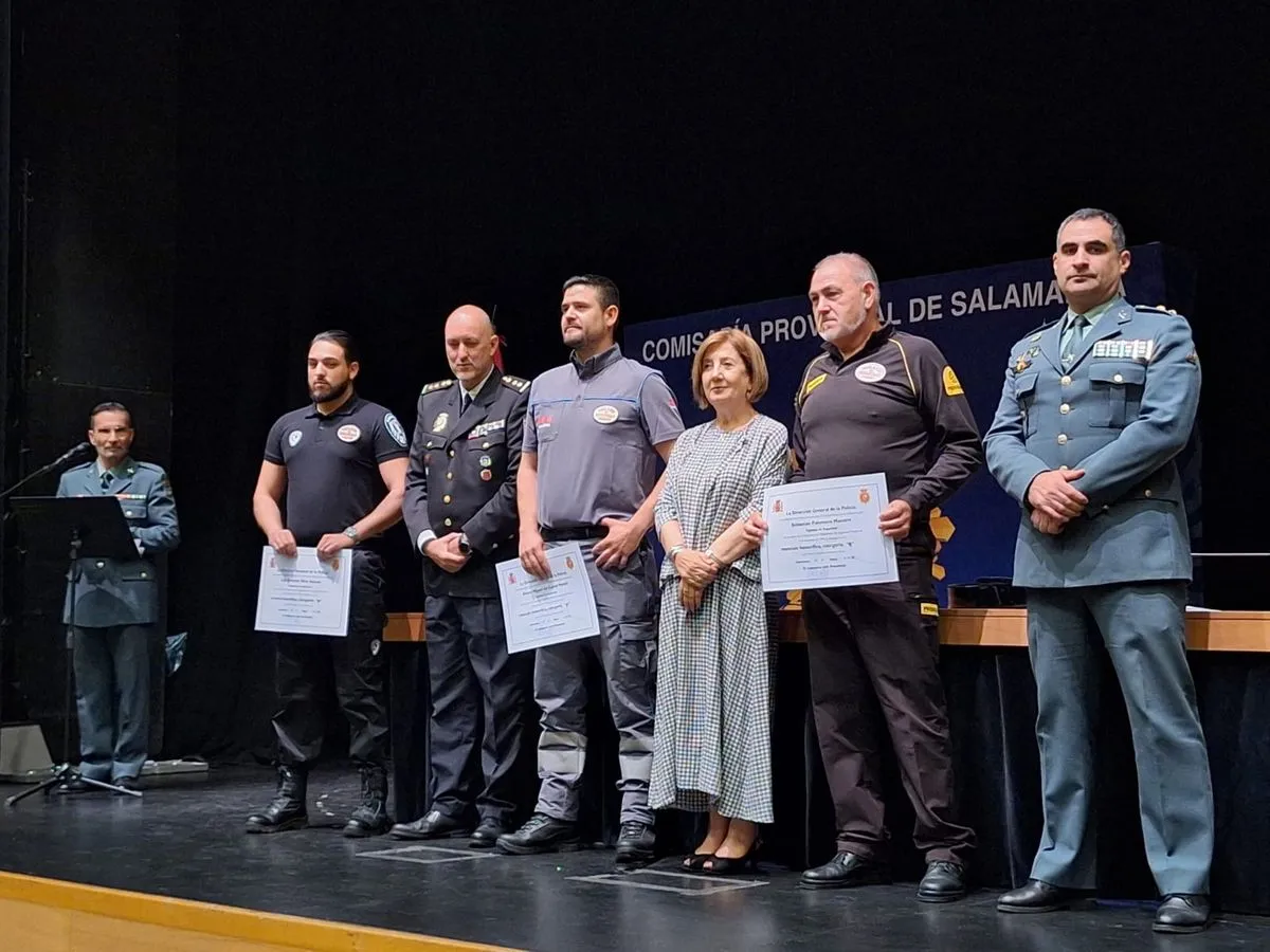 Salamanca celebra el Día de la Seguridad Privada con la entrega de 20 menciones honoríficas