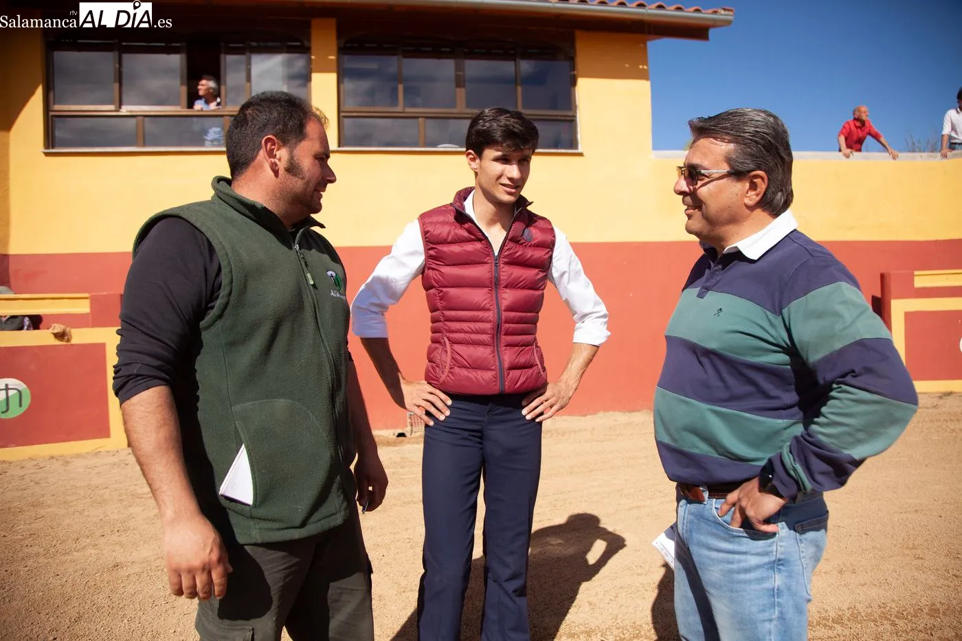 Manuel Diosleguarde en su preparación en la ganadería Aldeanueva | FOTOS: Pablo Angular