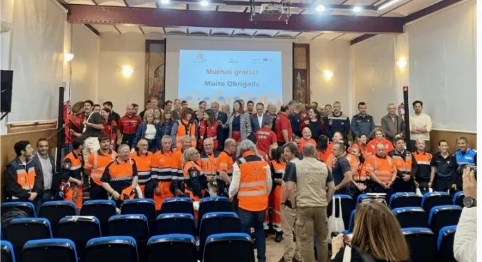 Foto 5 - Protecci&oacute;n Civil de Pe&ntilde;aranda participa en un gran simulacro de inundaci&oacute;n y b&uacute;squeda en Benavente