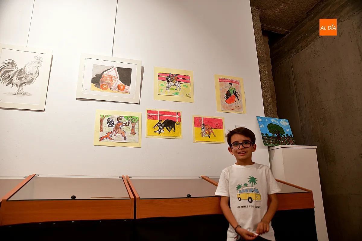 Inauguración de la exposición de pintura de alumnos del taller municipal