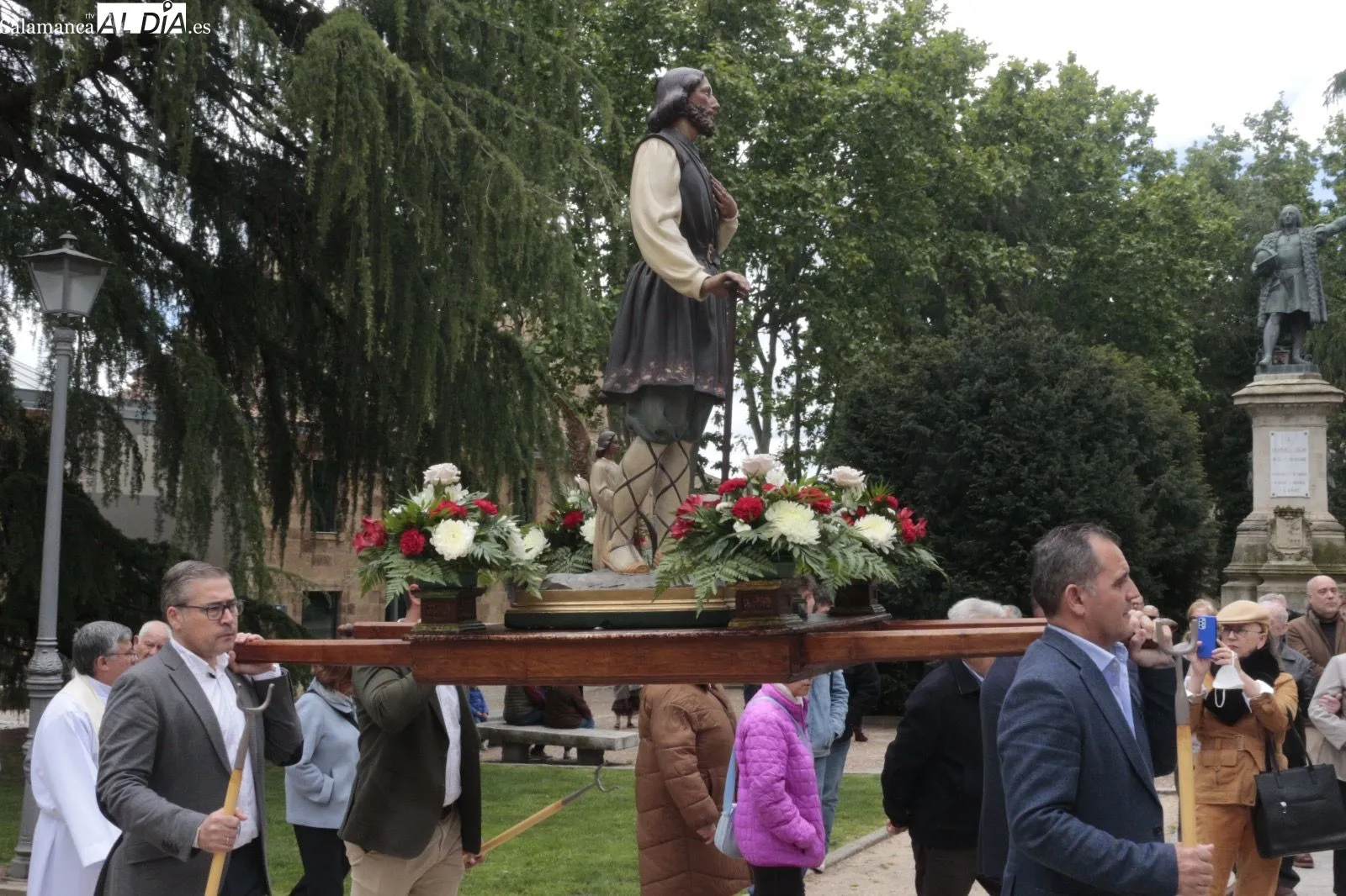 Actos de la festividad de San Isidro Labrador en Salamanca. Foto de Emily Rivas