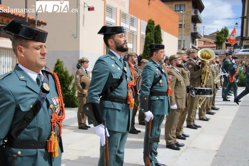 Foto 7 - La Guardia Civil conmemora su 182 aniversario en Galinduste con un homenaje a su labor en el medio rural