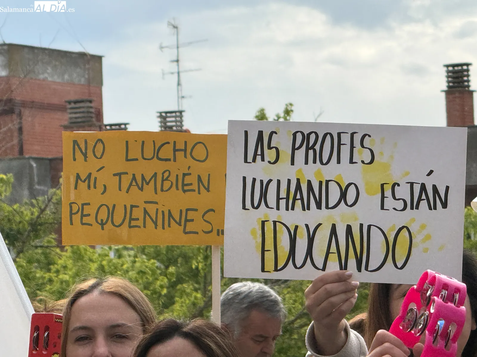 Los profesionales de Educación Infantil de 0 a 3 años reclaman en Salamanca bajar las ratios y mejoras salariales | FOTOS: V. Martins 