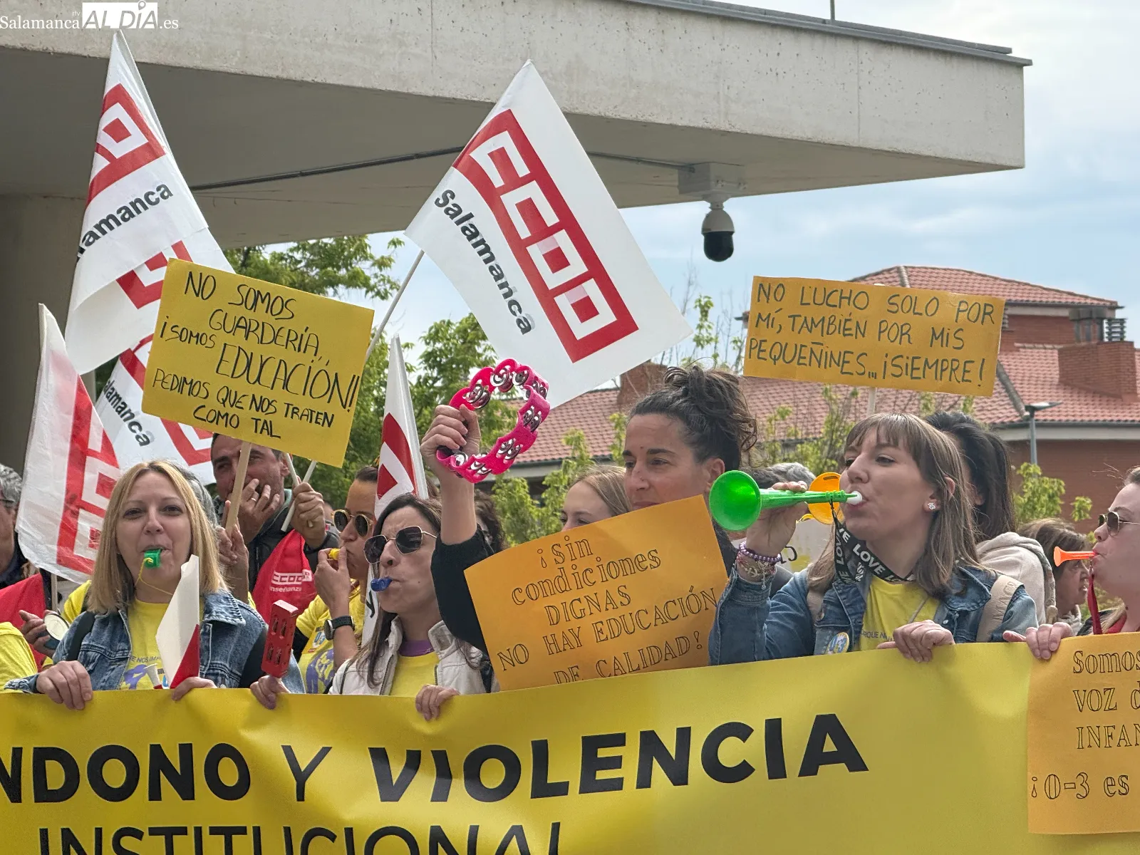 Educadoras infantiles exigen bajar ratios en Salamanca