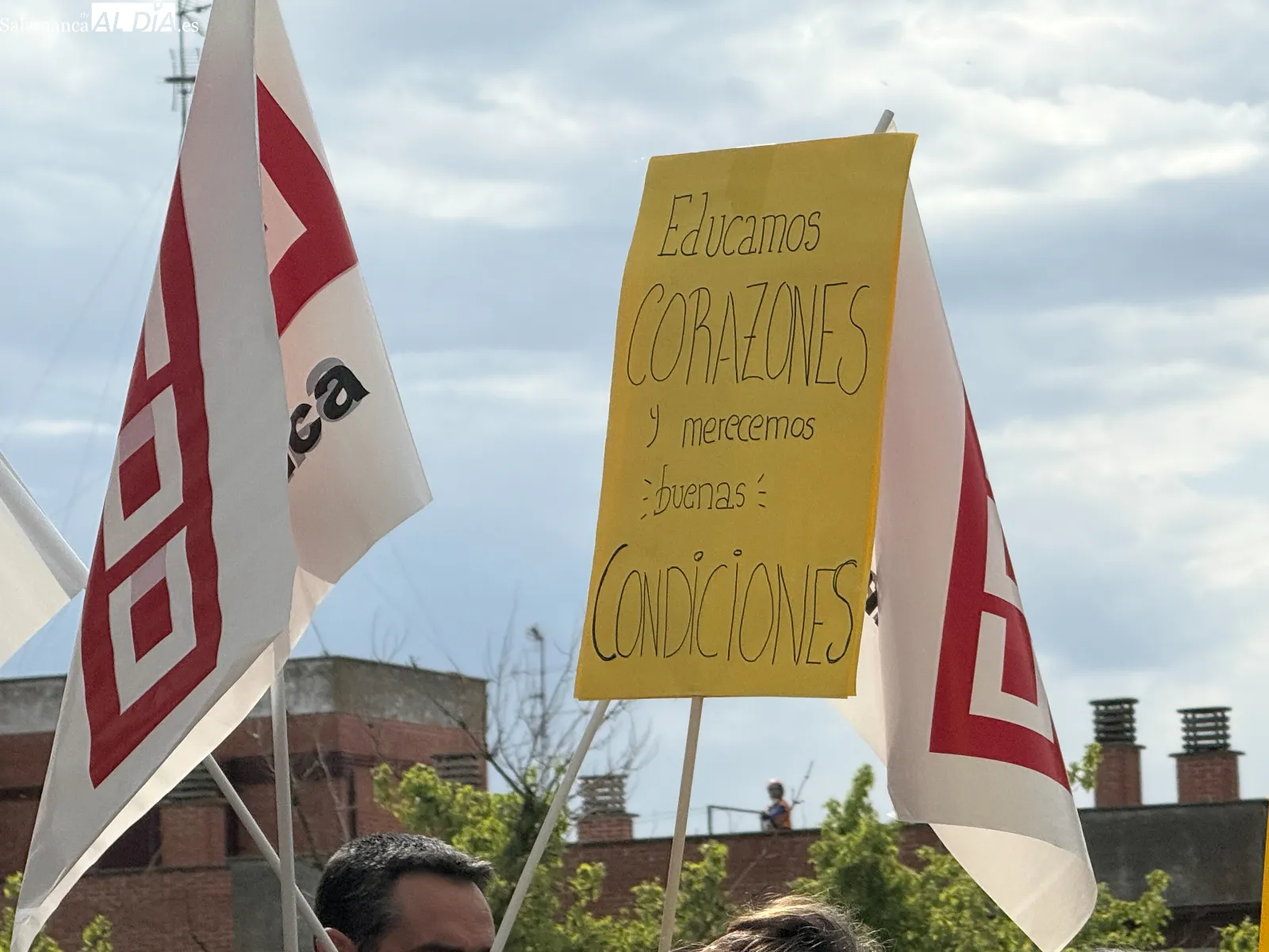 Los profesionales de Educación Infantil de 0 a 3 años reclaman en Salamanca bajar las ratios y mejoras salariales | FOTOS: V. Martins 