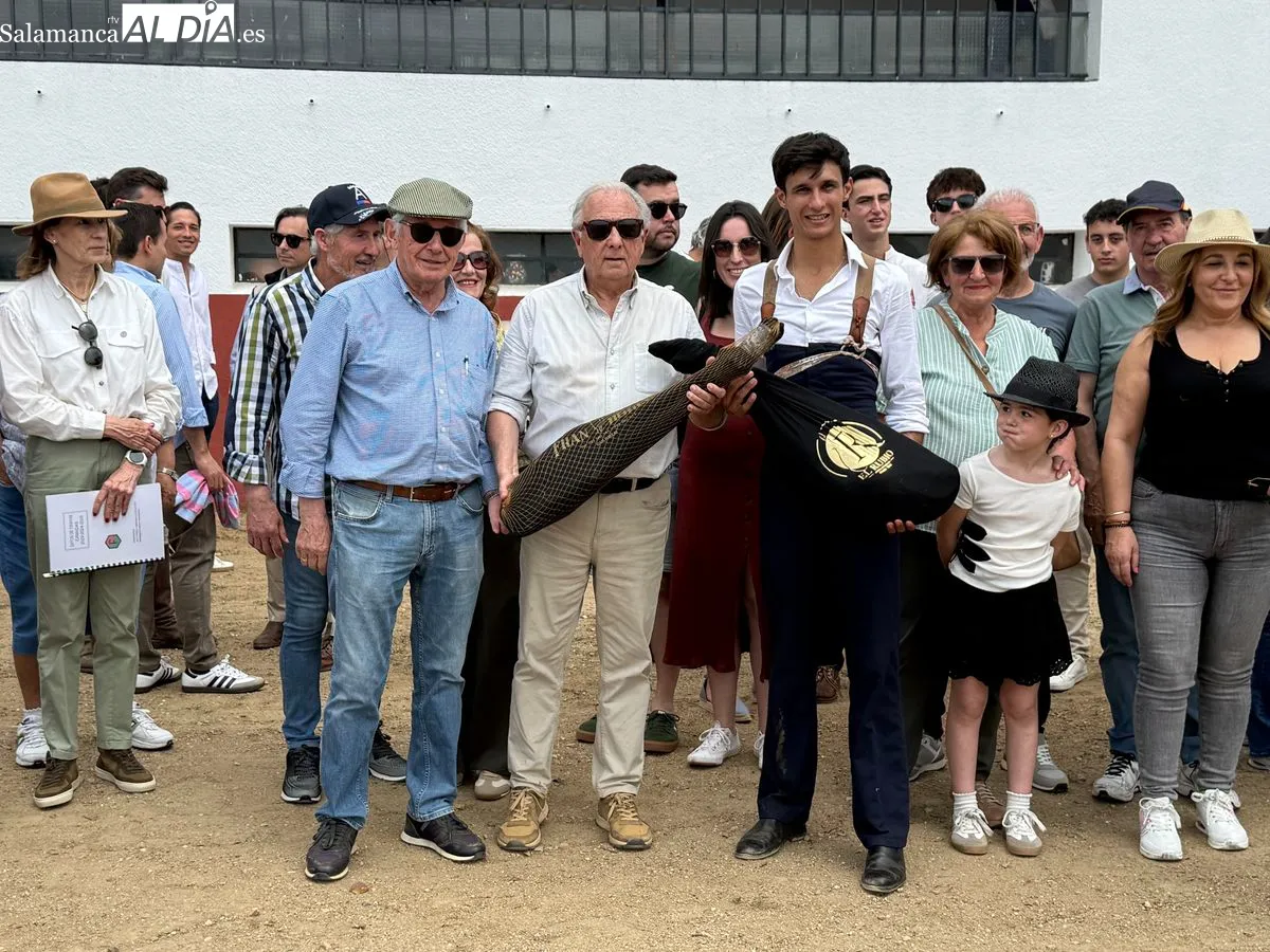 Diosleguarde comparte un tentadero con la afición de Guijuelo. Fotos: Toni Sánchez