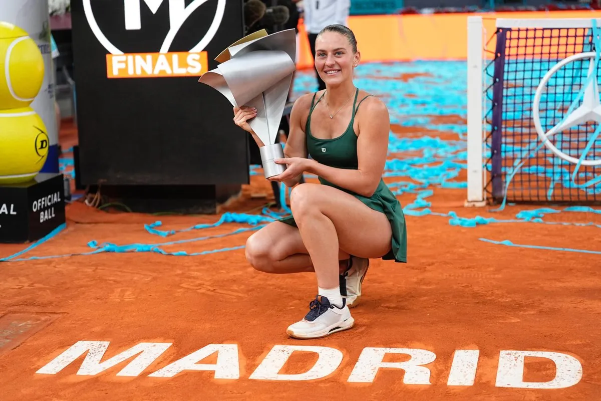 Kostyuk se corona en el Mutua Madrid Open ante Andreeva