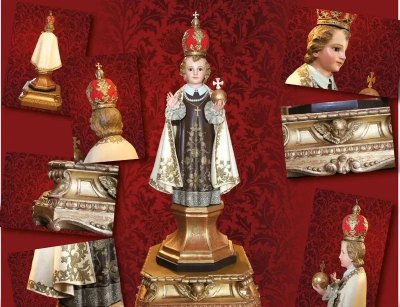 Alba de Tormes presenta al Niño Jesús de Praga restaurado
