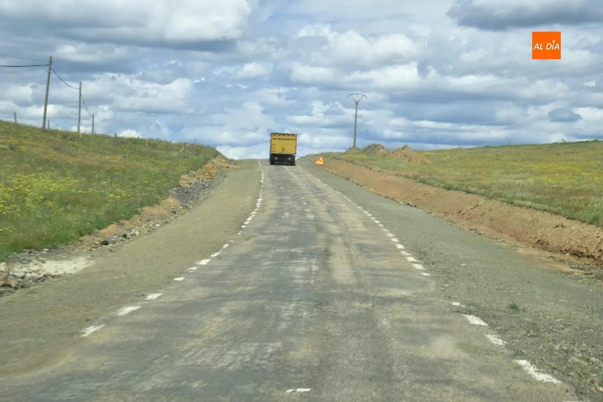 Obras carretera La Atalaya-Zamarra