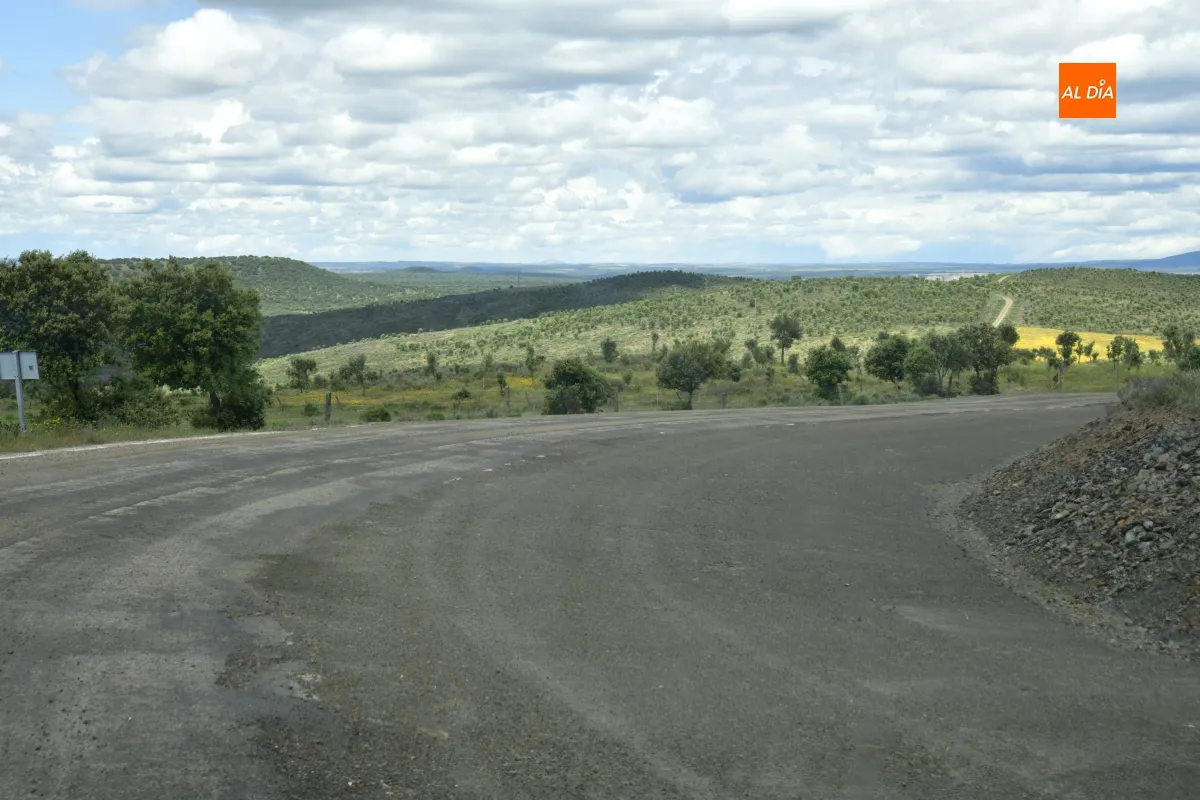 Obras carretera La Atalaya-Zamarra
