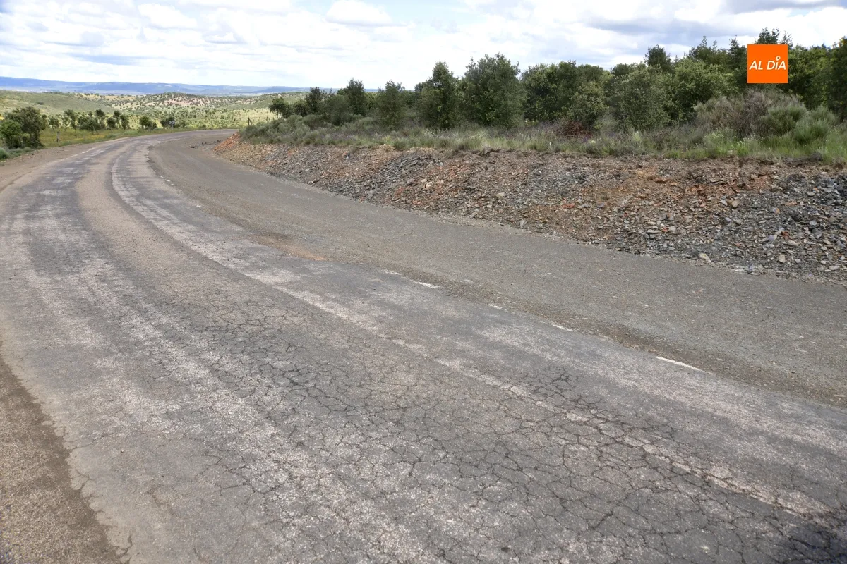 Obras carretera La Atalaya-Zamarra