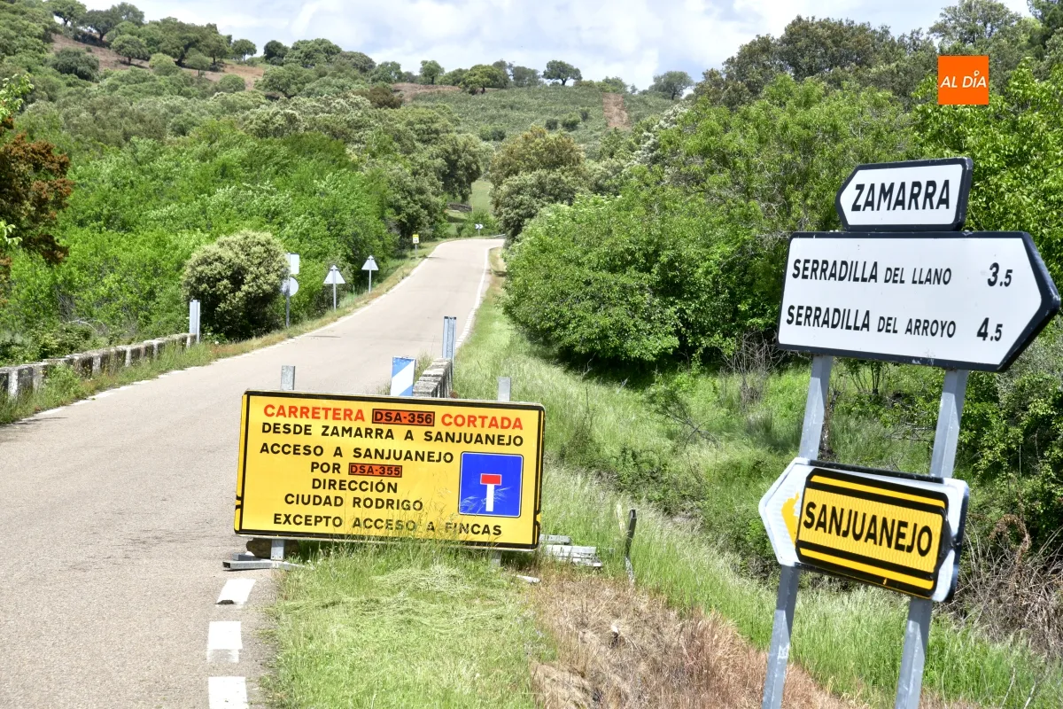 Obras carretera La Atalaya-Zamarra