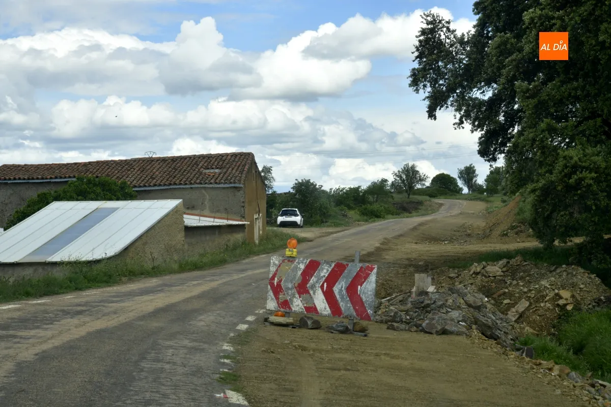 Obras carretera La Atalaya-Zamarra