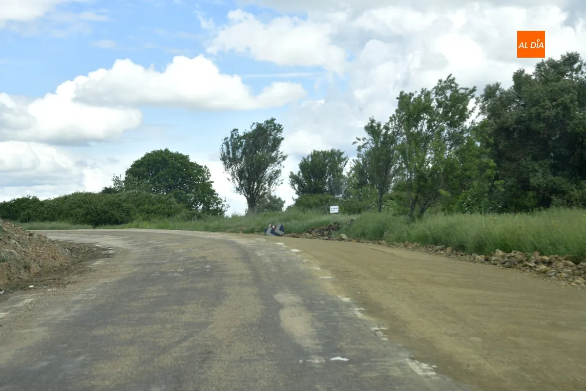 Obras carretera La Atalaya-Zamarra