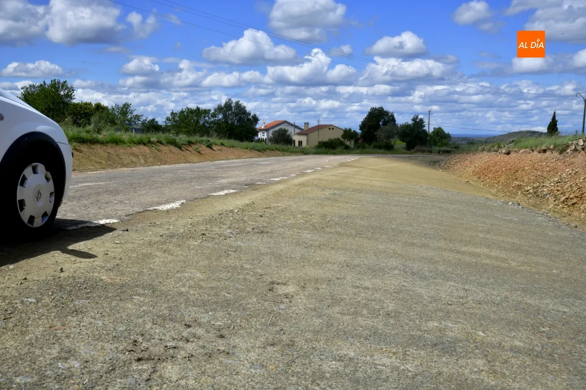 Obras carretera La Atalaya-Zamarra