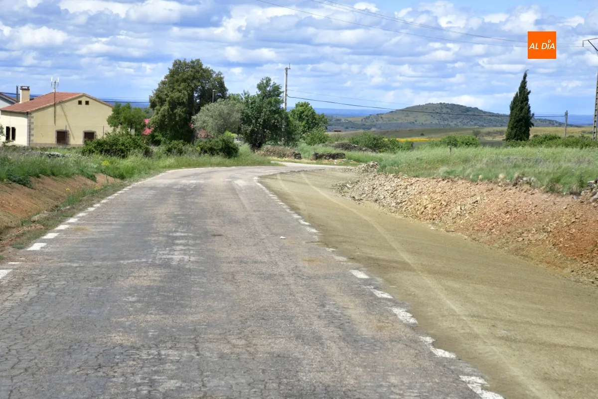 Obras carretera La Atalaya-Zamarra