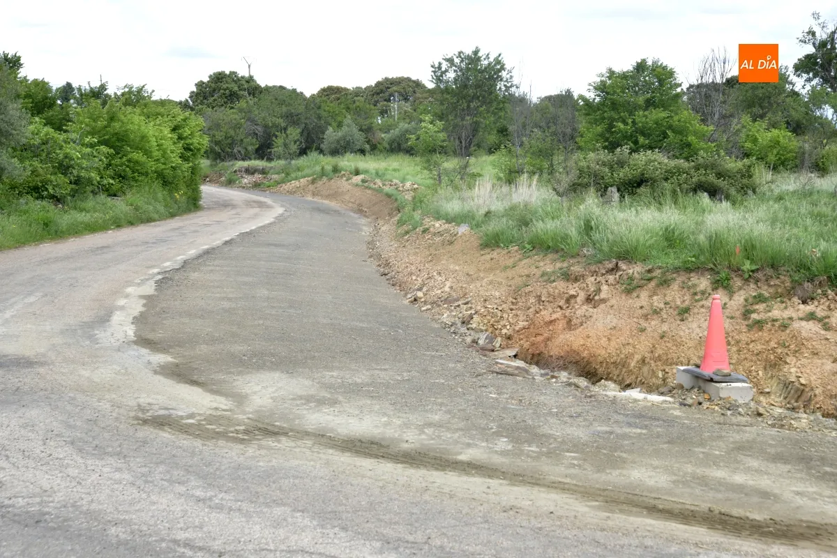 Obras carretera La Atalaya-Zamarra