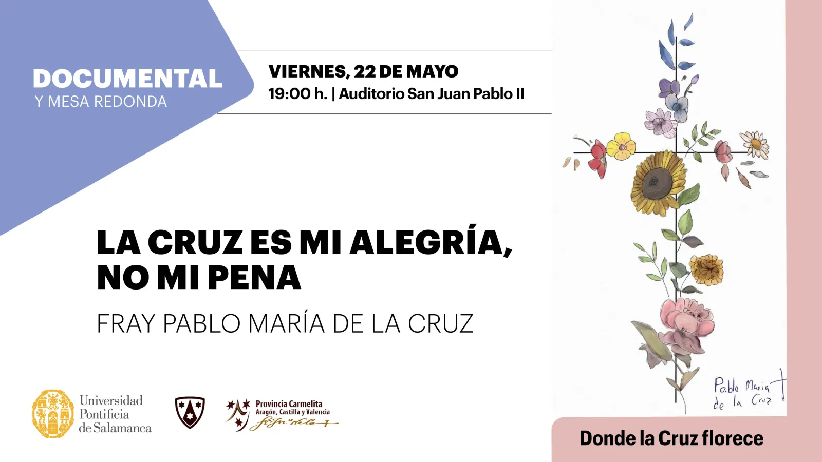 Foto 2 - La UPSA proyecta el documental sobre Fray Pablo Mar&iacute;a de la Cruz