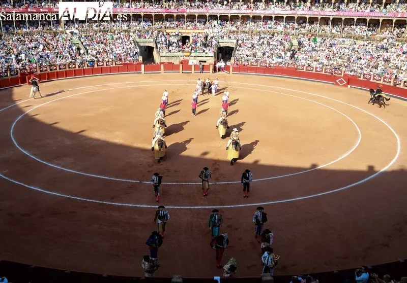 Toros en Salamanca por San Juan de Sahagún