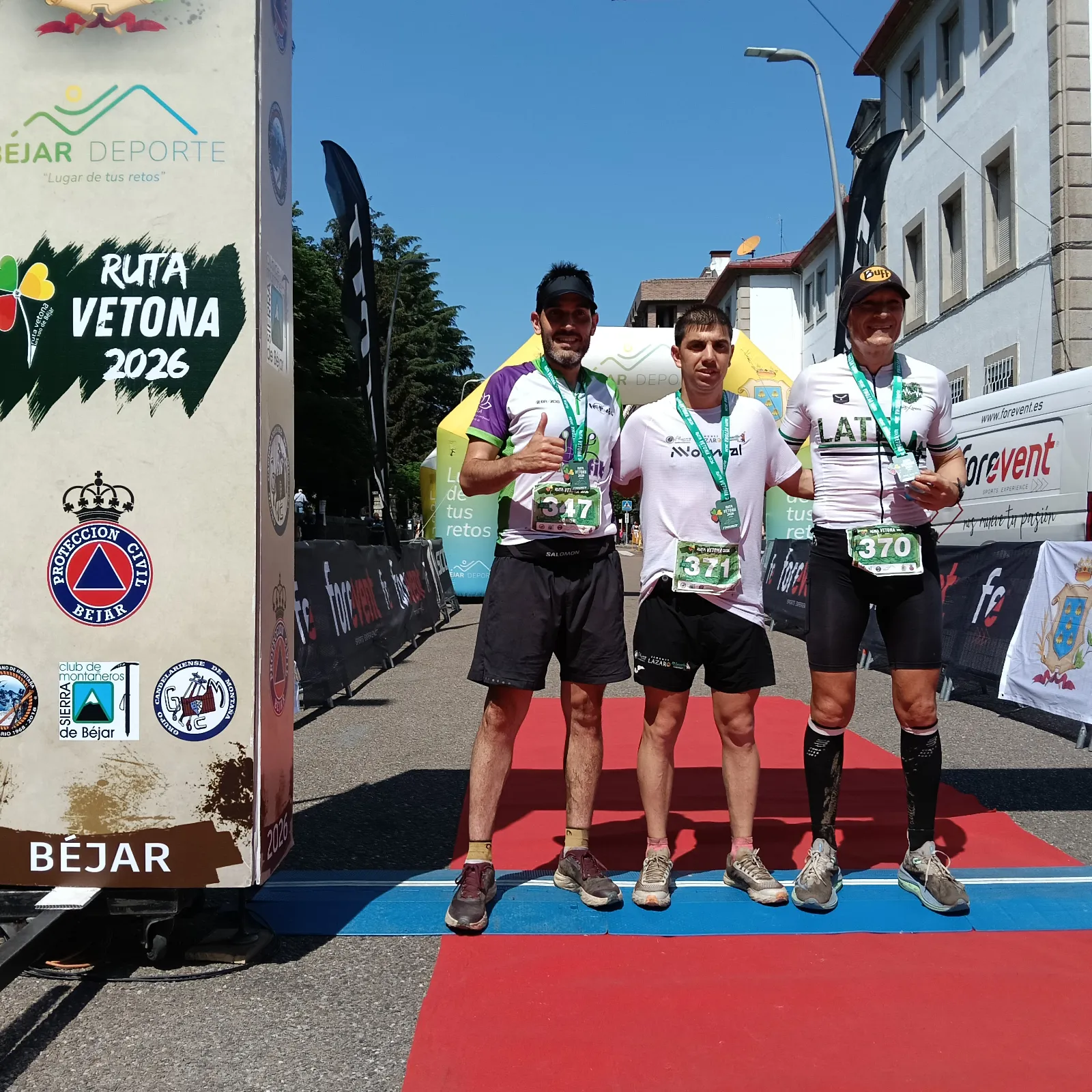 La Ruta Vetona se consolida en Béjar duplicando su participación con 800 corredores