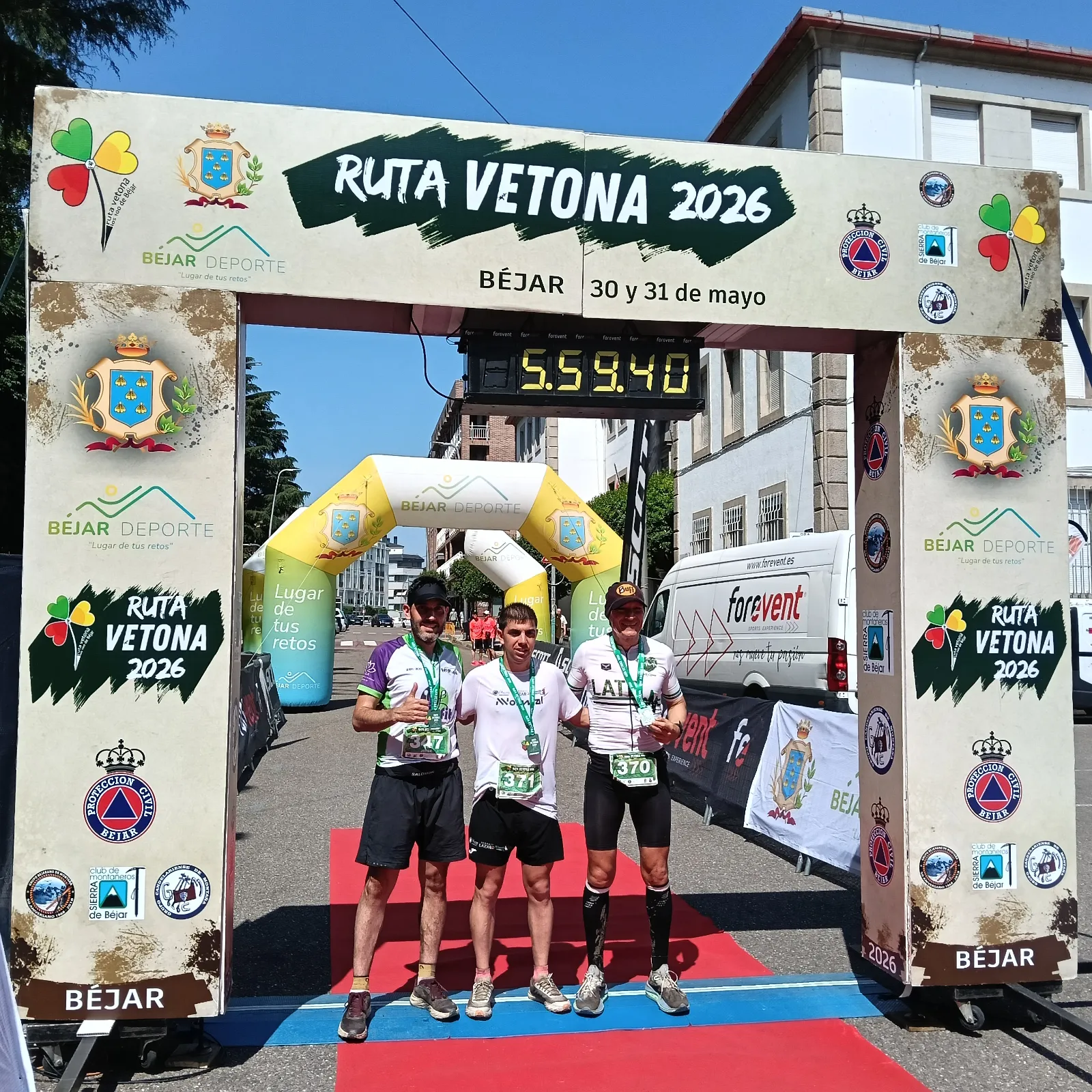 La Ruta Vetona se consolida en Béjar duplicando su participación con 800 corredores