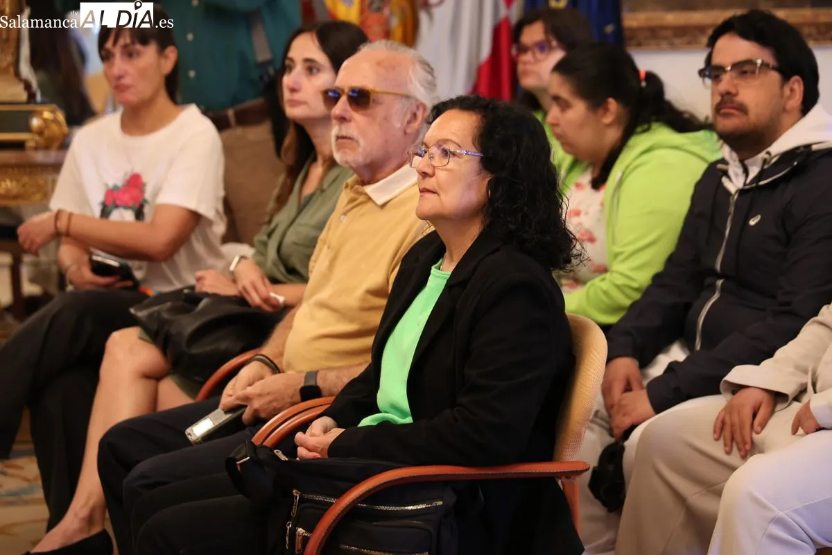 Presentación en el Ayuntamiento de Salamanca del primer Encuentro Lúdico del Voluntariado. Foto de David Sañudo