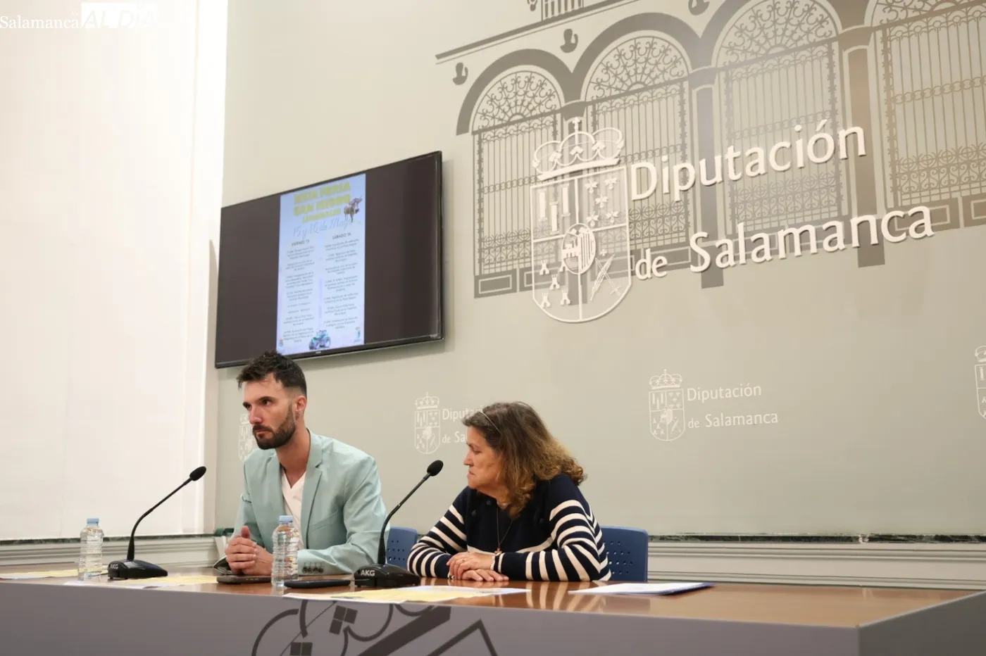 Presentación de la Feria de San Isidro de Lumbrales en la Diputación de Salamanca / DAVID SAÑUDO