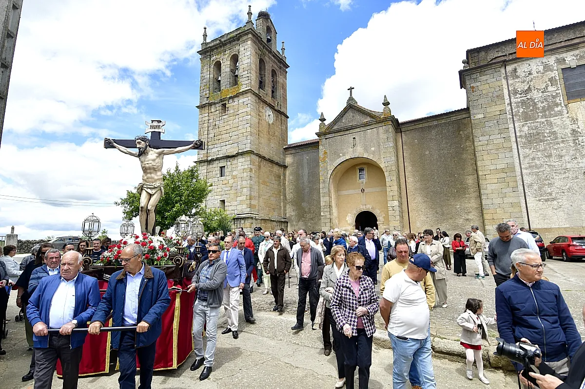 El Bodón  fiestas de la Santa Cruz  procesión Cristo