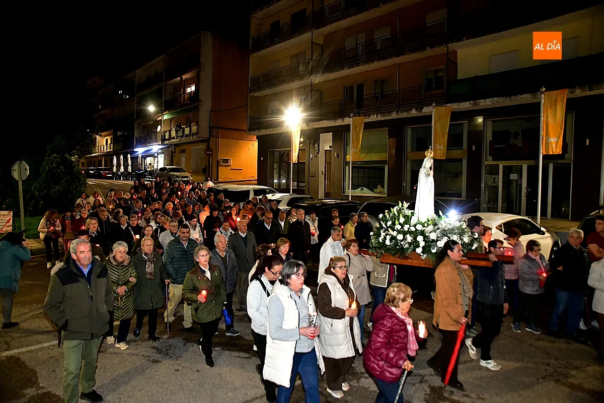 Momento de la Procesión de las Velas
