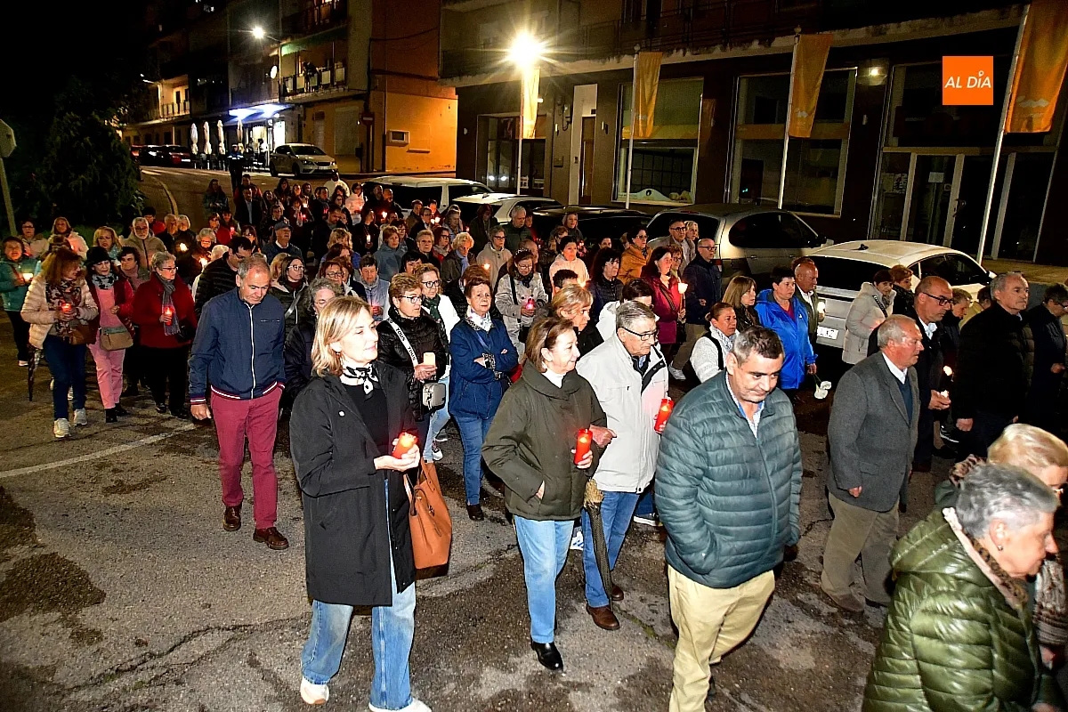Momento de la Procesión de las Velas