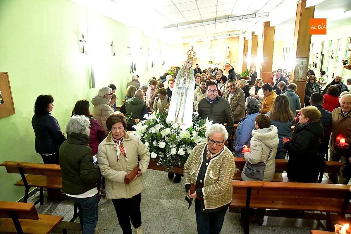 Momento de la Procesión de las Velas
