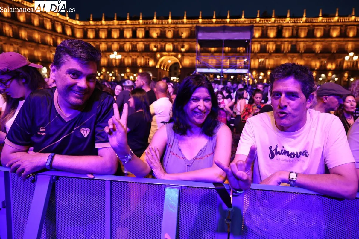 Concierto de Shinova en la Plaza Mayor de Salamanca | FOTOTS: David Sañudo