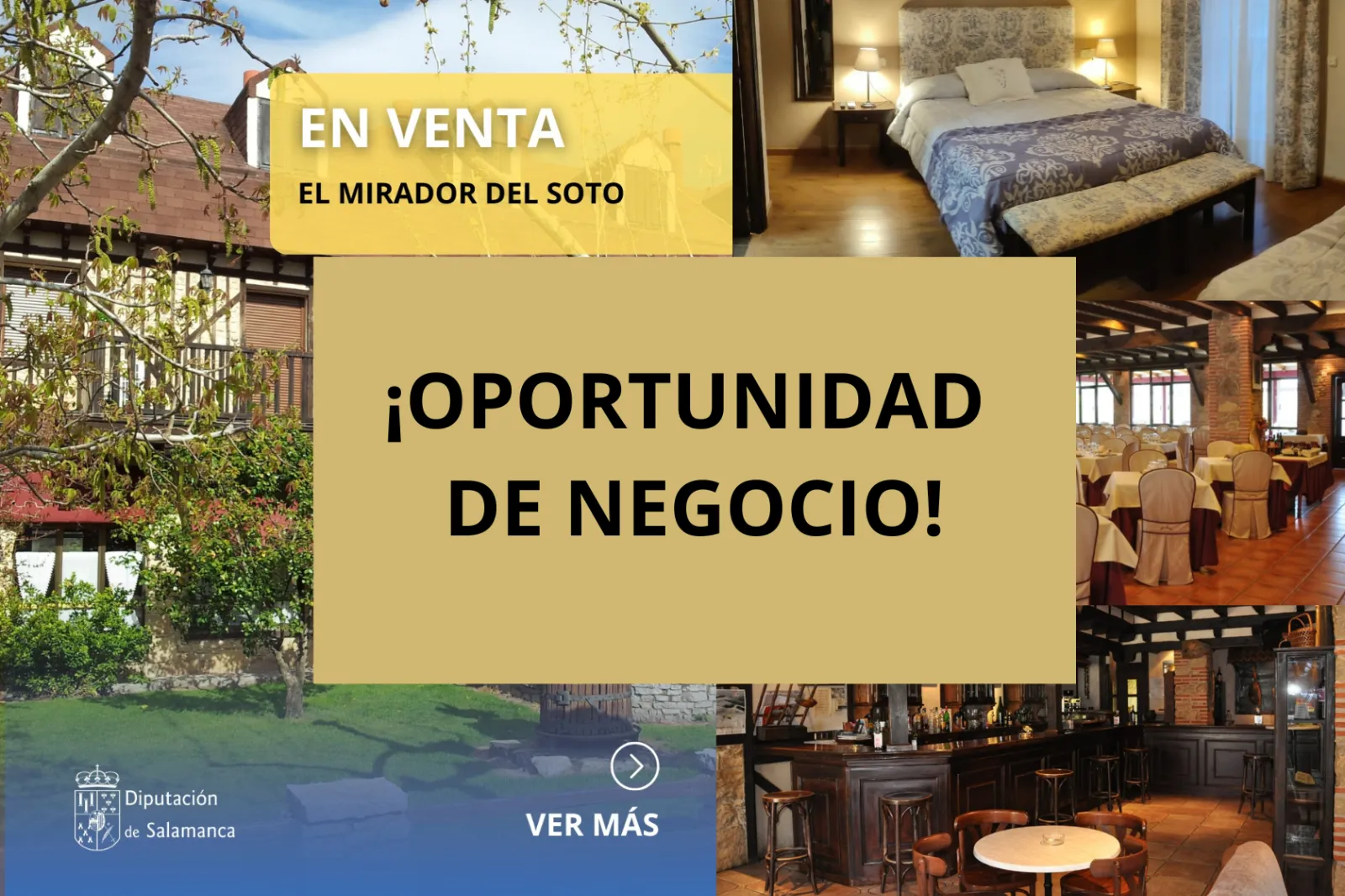 Venta del complejo hotelero El Mirador del Soto en Sotoserrano